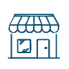 icono de comerciante de la tienda de recompensas