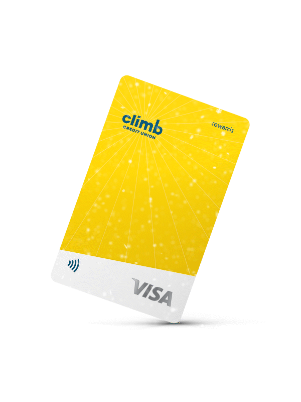 Tarjeta de recompensas con nieve